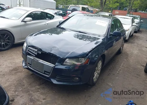 2010 Audi A4 2.0T Premium z USA, uszkodzony, nr VIN WAUFFAFL2AN016220